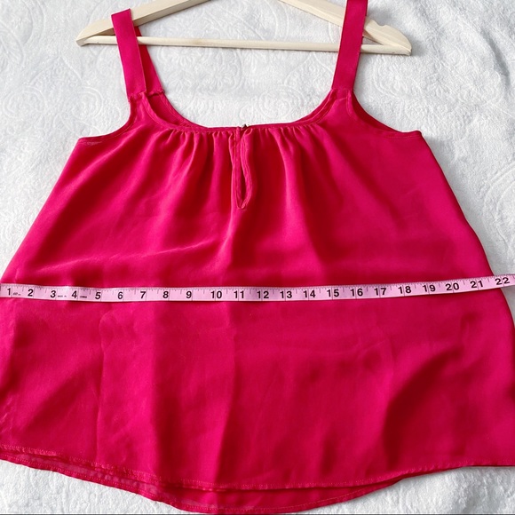 Zara Silky Keyhole Cutout Neckline Tank Top - Picture 7 of 10